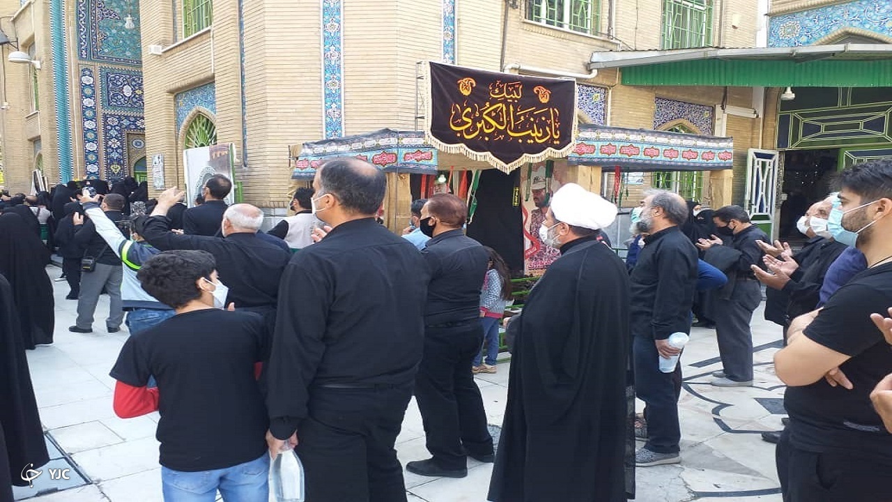 البرز در سوگ شهادت امام مهربانی ها+عکس