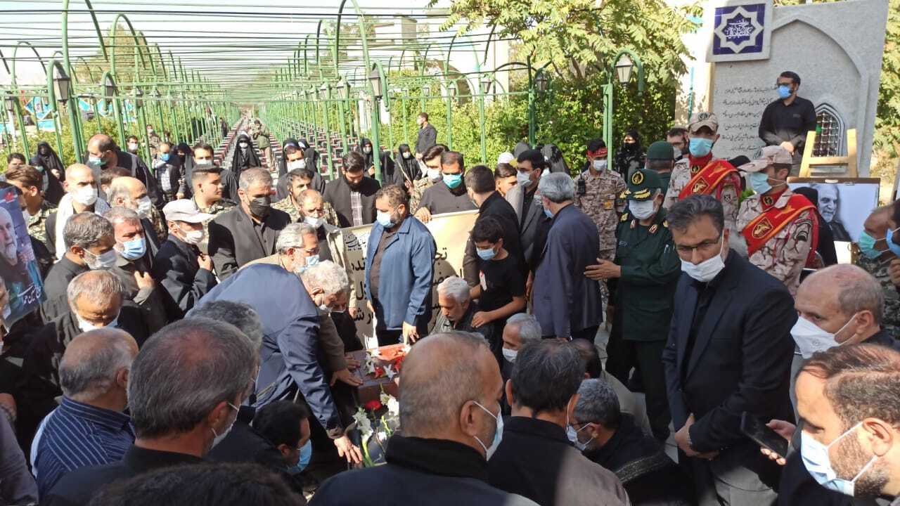 برگزاری مراسم سالگرد شهادت سردار همدانی در گلزار شهدا همدان+ عکس