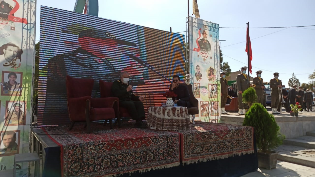 برگزاری مراسم سالگرد شهادت سردار همدانی در گلزار شهدا همدان+ عکس