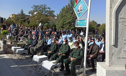 برگزاری مراسم سالگرد شهادت سردار همدانی در گلزار شهدا همدان+ عکس