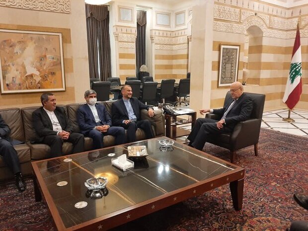 امیرعبداللهیان با نخست وزیر لبنان دیدار و گفت‌وگو کرد