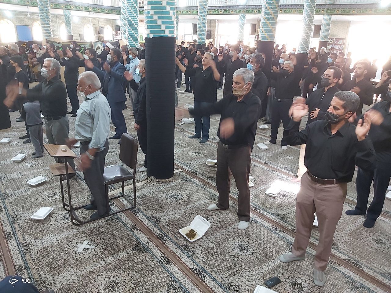  عزاداری شهادات امام رضا در انار 