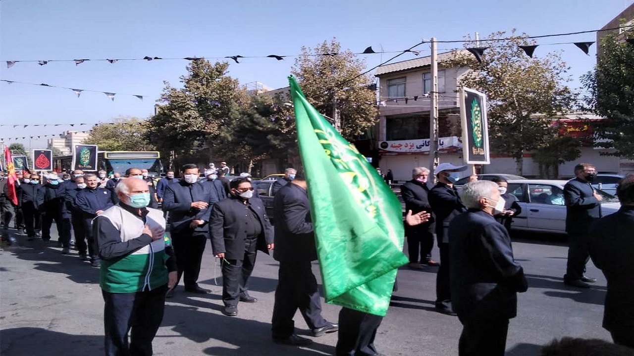 عزاداری خادمان رضوی در البرز