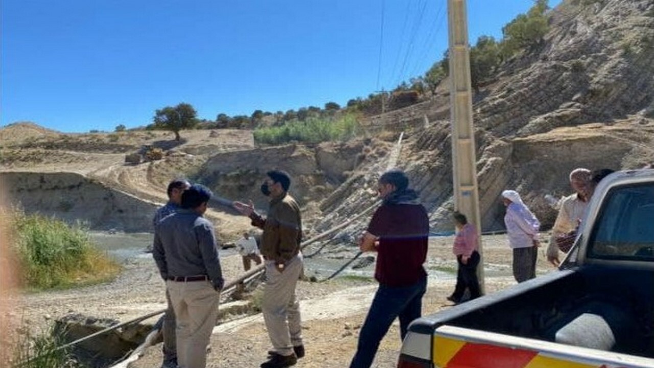 پیگیری قطعی آب شهر چوار به دلیل سوختگی شناور چاه آب