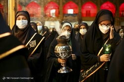 غبارروبی حرم مطهر حضرت شاهچراغ (ع)