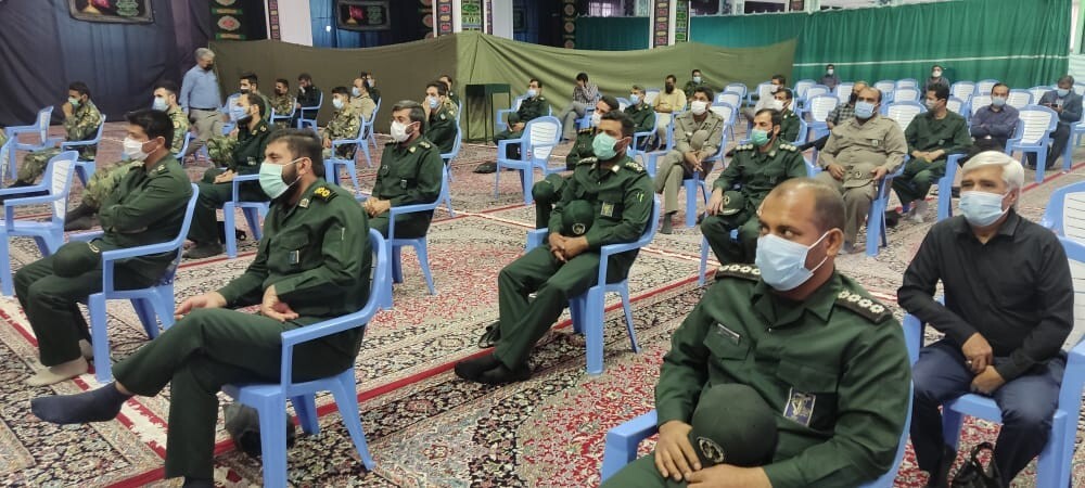 مراسم تشییع پیکر مطهر شهید حسینی پور در حسینه ثارالله کرمان 
