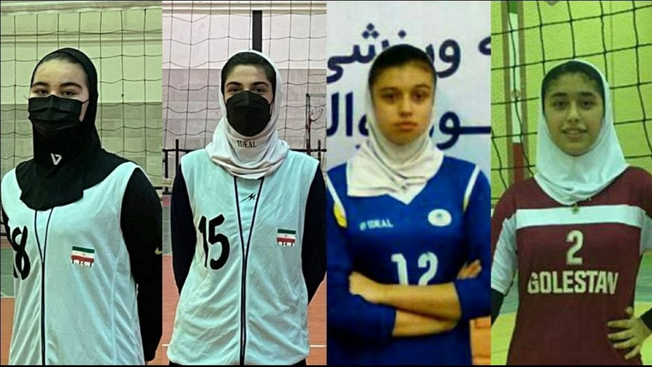 دعوت از ۴ دختر گلستانی به اردوی تیم ملی نوجوانان والیبال