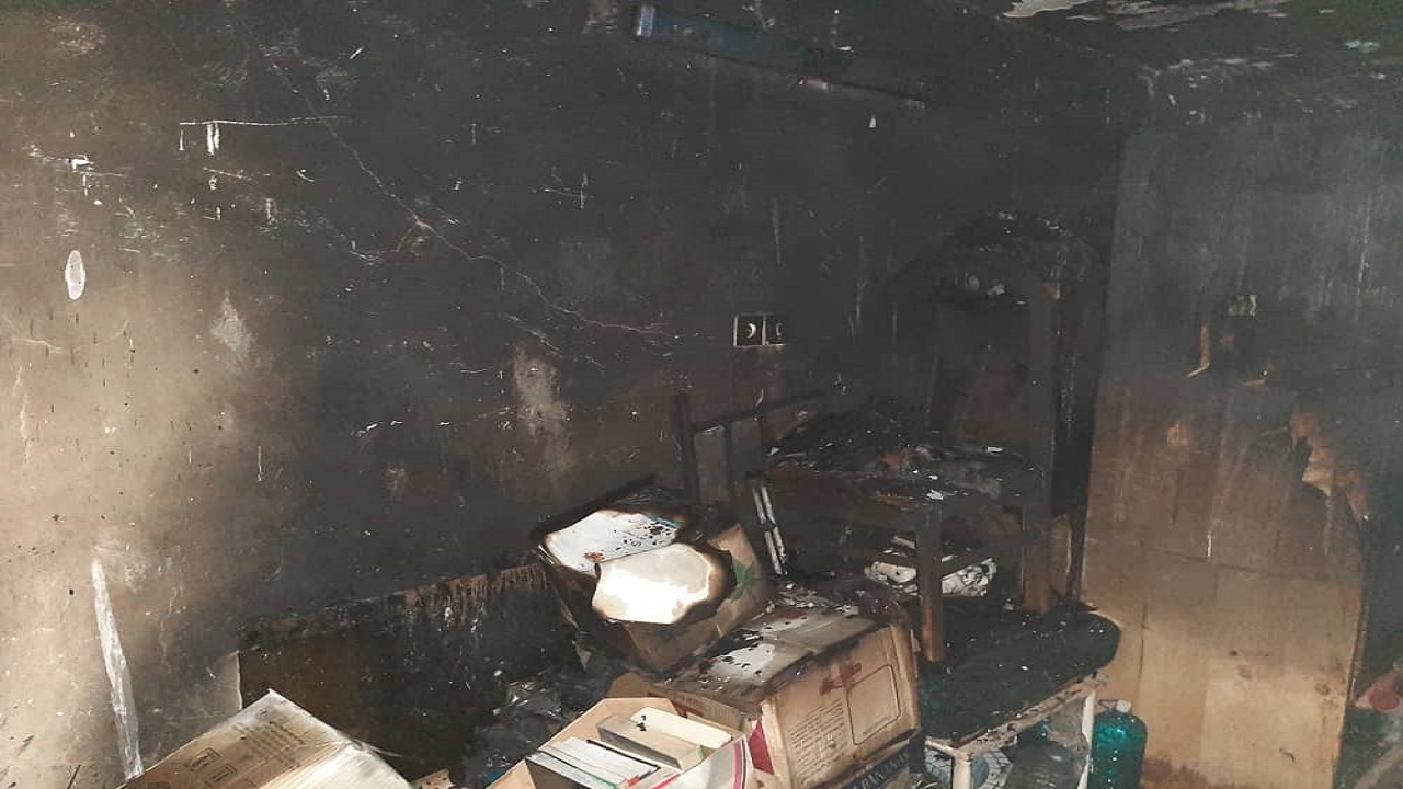 حریق و دودگرفتگی منزل مسکونی در اصفهان