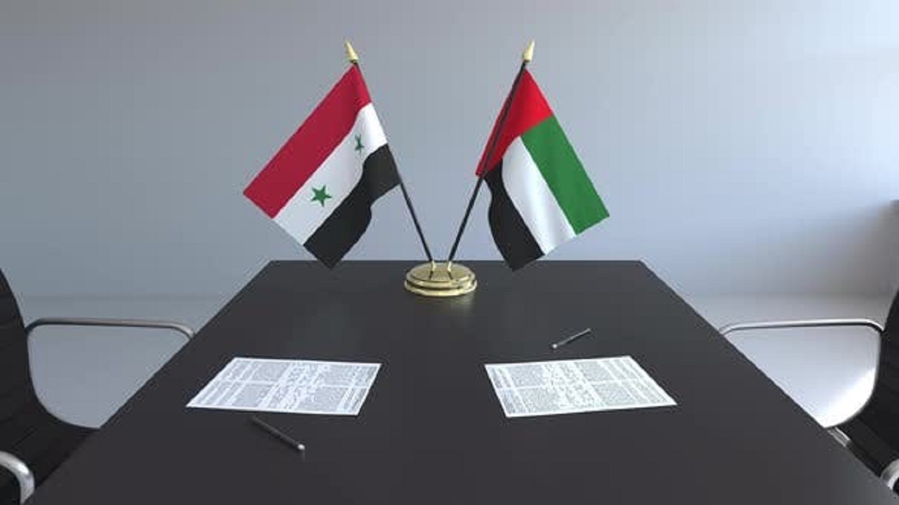توافق امارات و سوریه بر افزایش همکاری اقتصادی