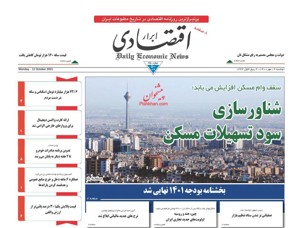 شناورسازی سود تسهیلات مسکن/ اقتصاد ایران از دوربین خارجی/ خرید قسطی از مسکن و خودرو به موبایل رسید