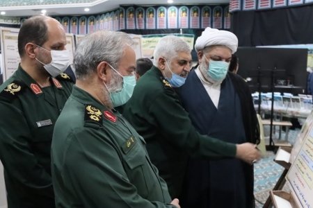 نمایشگاه "منظومه فکری مقام معظم رهبری" در حوزه دفاعی و امنیتی افتتاح شد