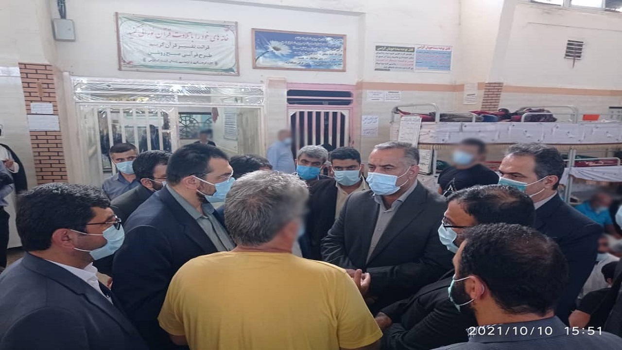 بررسی وضعیت زندان گنبدکاووس با حضور قضات شرق گلستان/ آزادی و مرخصی ۲۱۲ مددجو