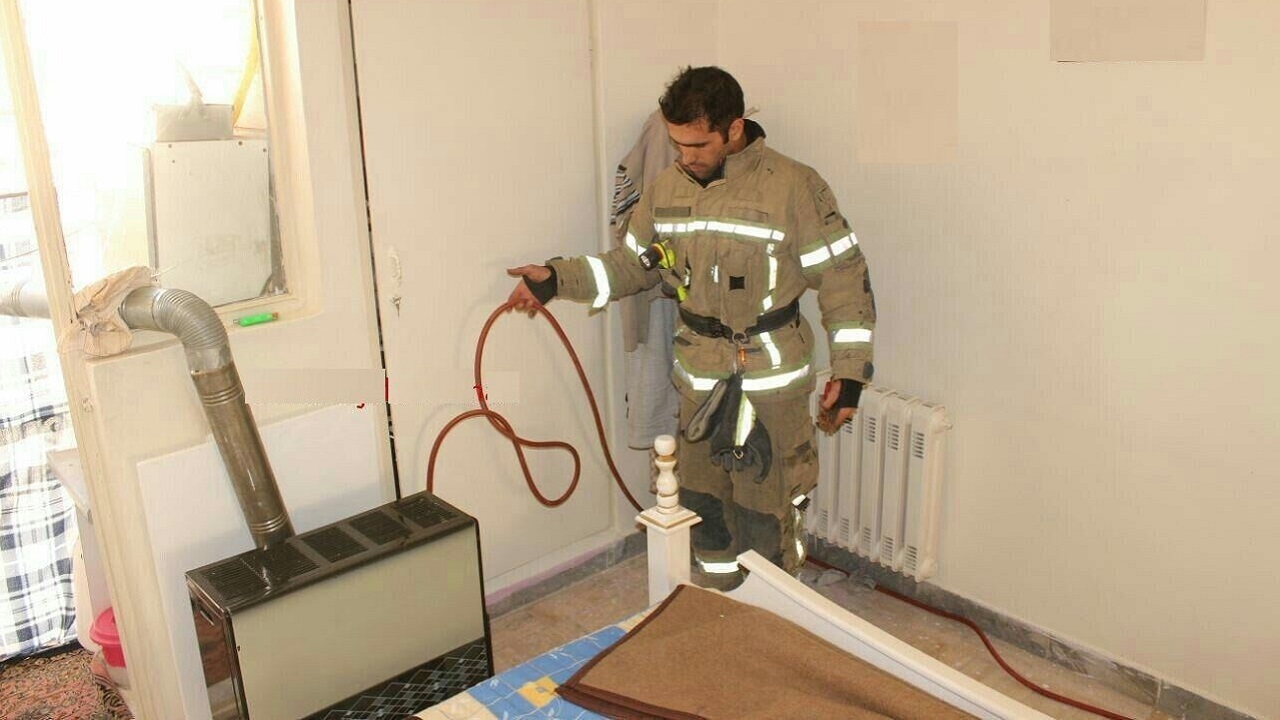گازگرفتگی به دلیل مشکل دودکش بخاری