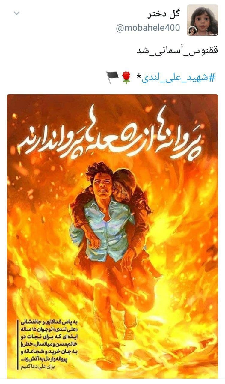 نوجوان فداکار پرکشید