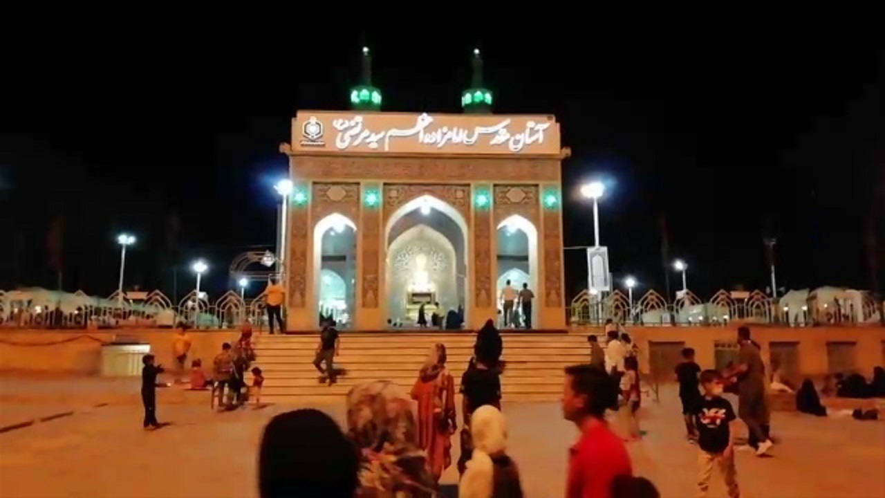 حال و هوای آستان مقدس امامزاده سیدمرتضی(ع) در آستانه بازگشایی مدارس + فیلم
