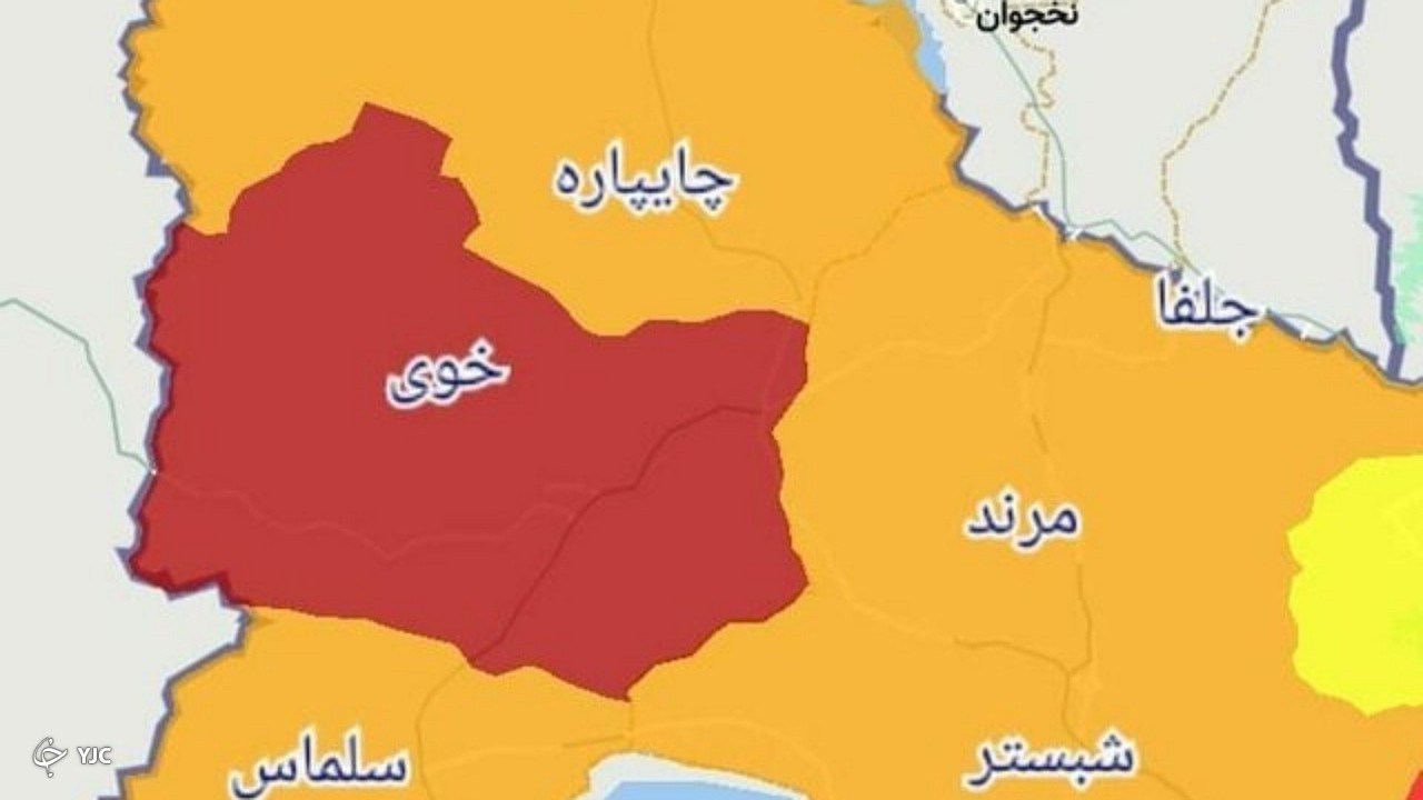 تغییر رنگ بندی کرونایی در ۷ شهر آذربایجان غربی