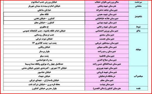 اطلاعیه واکسیناسیون دانش آموزان ۱۸-۱۲ ساله در آذربایجان غربی