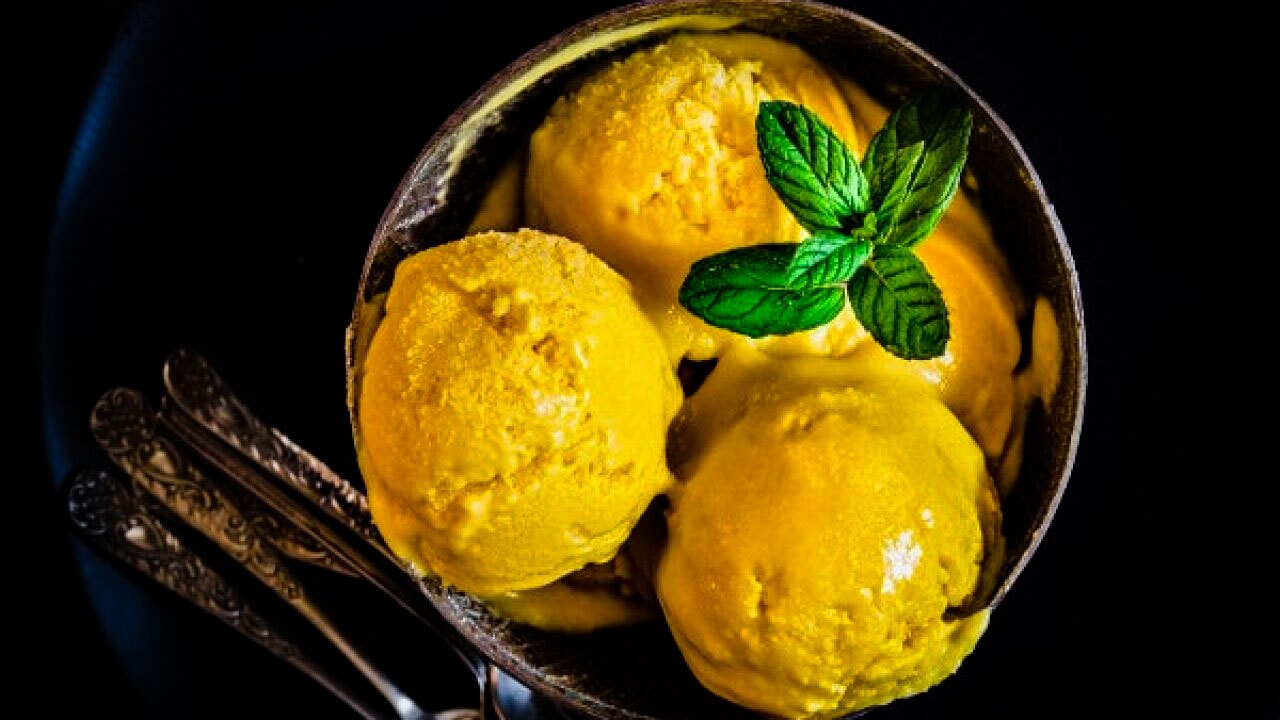 آموزش بستنی انبه خانگی + فیلم