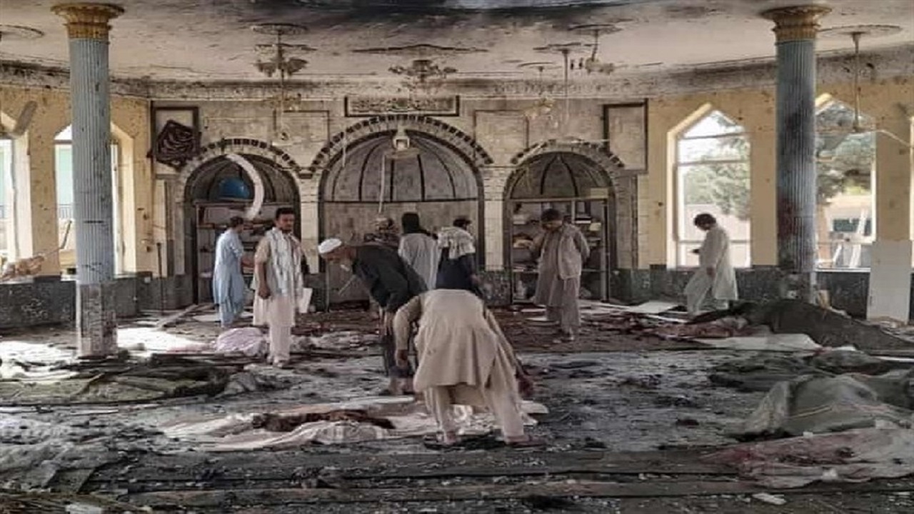 مجروحان انفجار مسجد قندوز