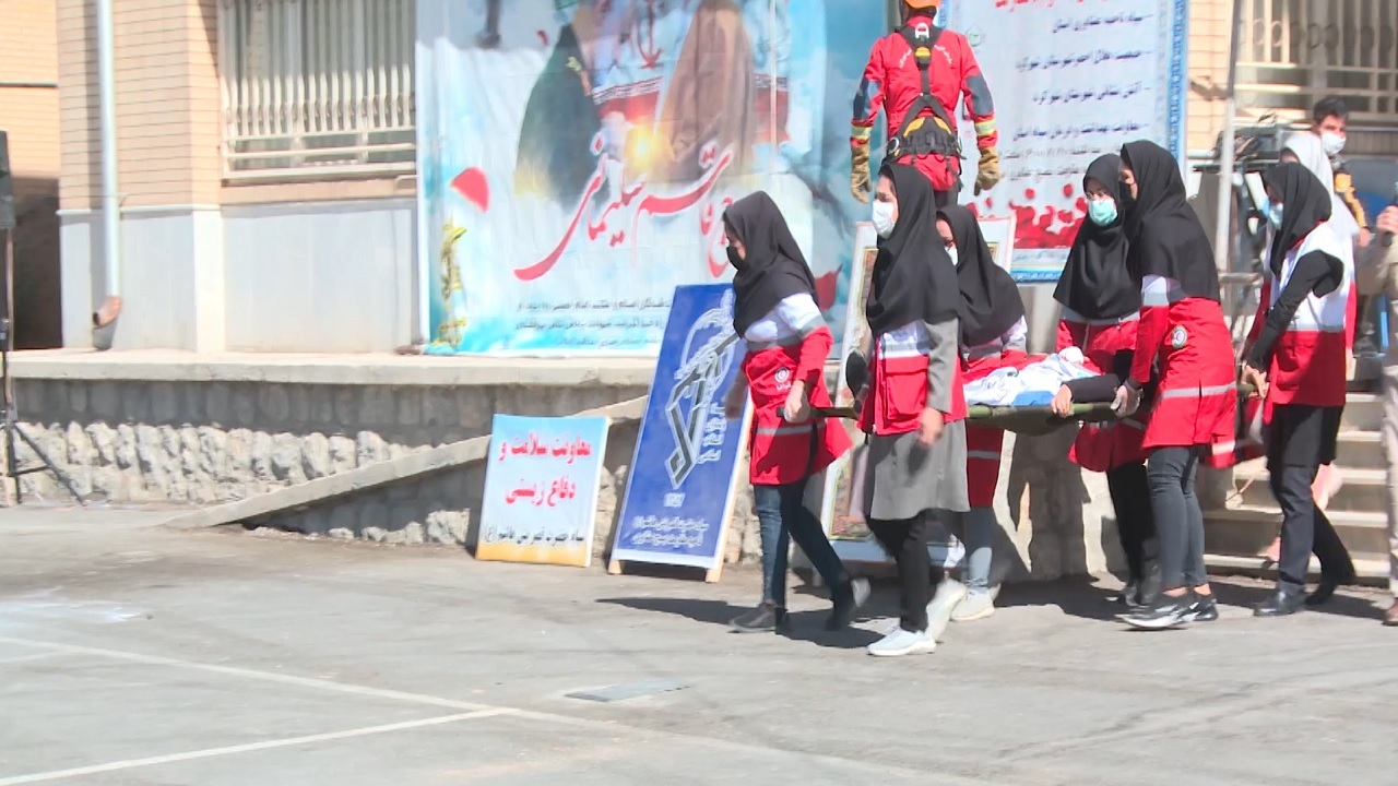 مانور چندمنظور در ناحیه بسیج عشایری چهارمحال و بختیاری برگزار شد