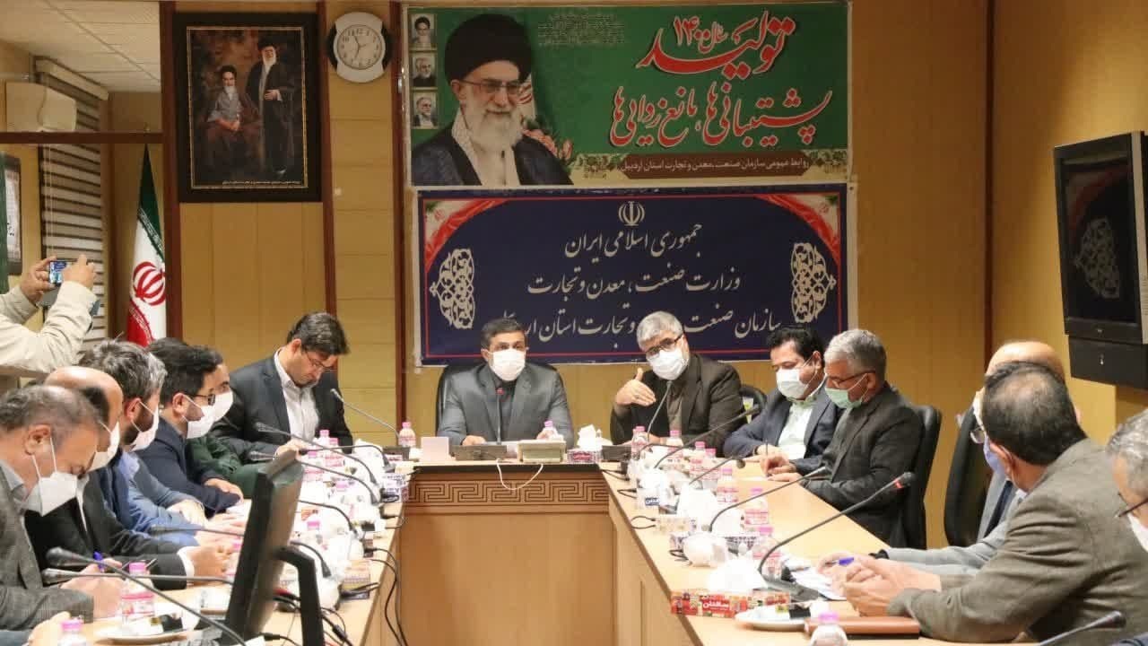مشکلات ۷ واحد تولیدی و صنعتی اردبیل رفع می‌شود