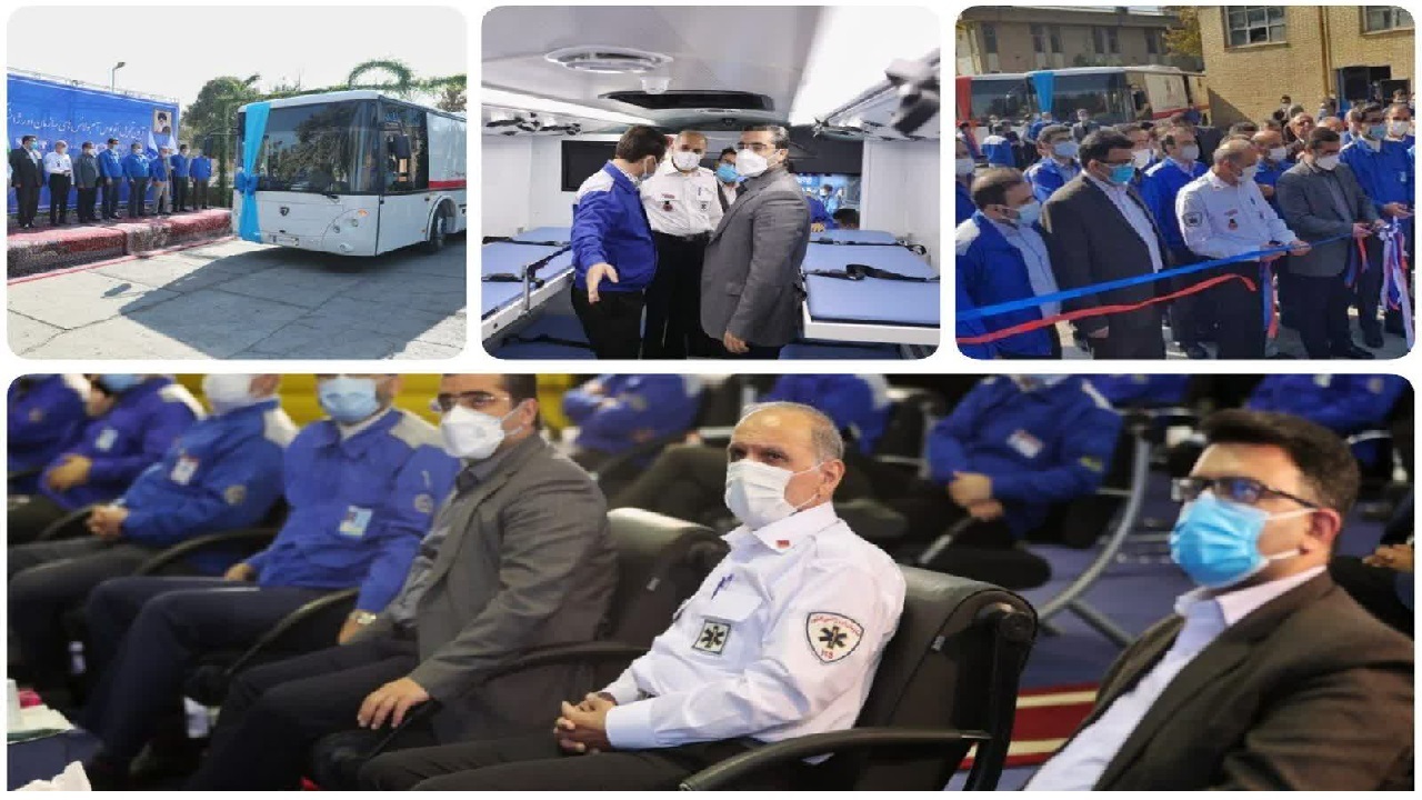 تحویل ۲۰ اتوبوس آمبولانس به دانشگاه علوم پزشکی اراک