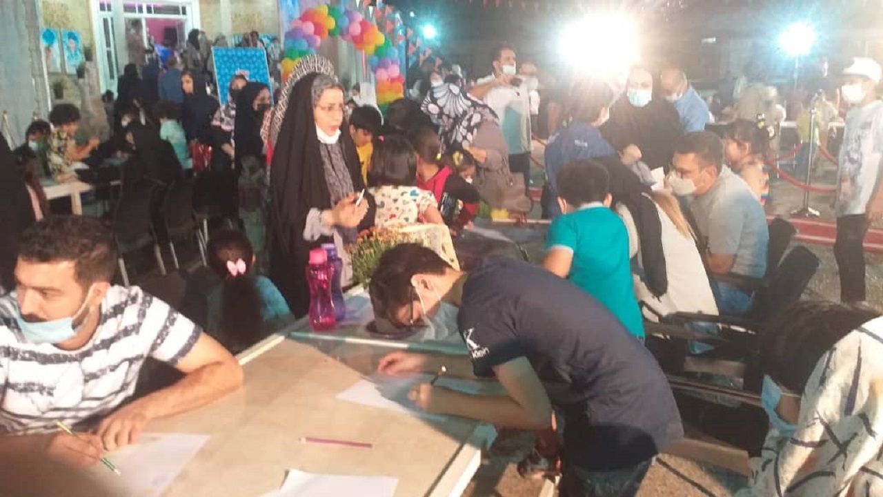 ایستگاه نقاشی کودک و نوجوان در آبادان برگزار شد