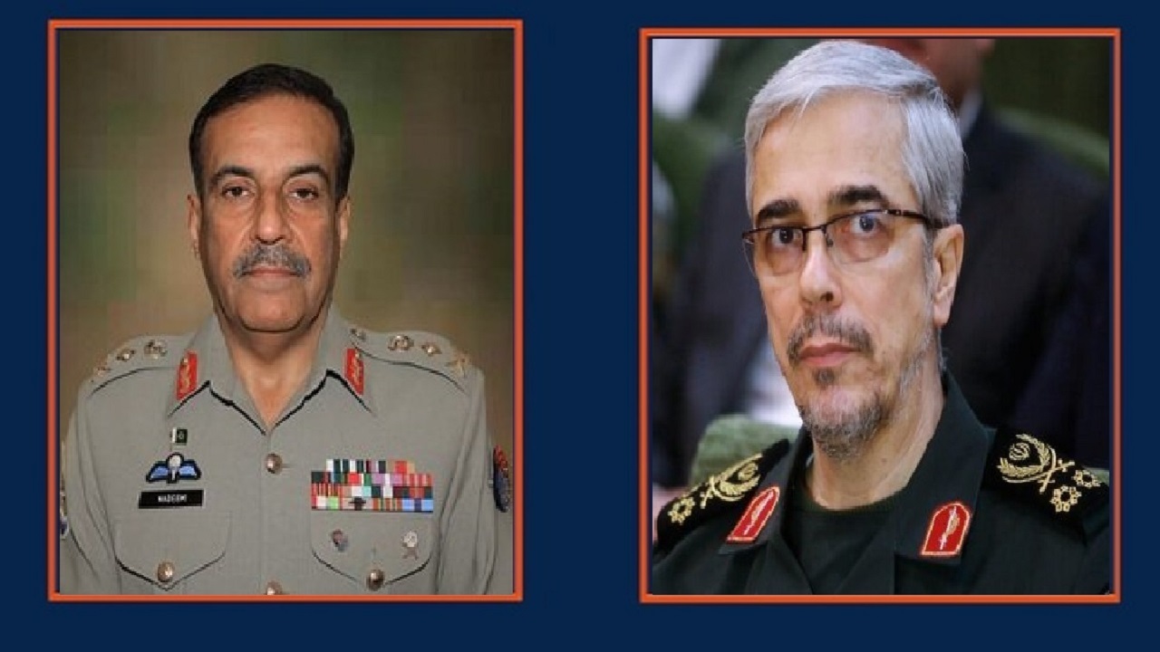 سرلشکر باقری با رئیس ستاد مشترک ارتش پاکستان دیدار کرد