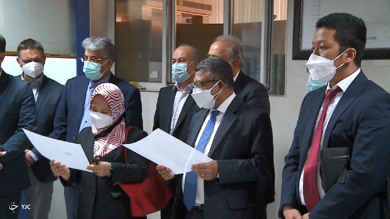 بازدید سفیران ۵ کشور از صنایع دلیجان