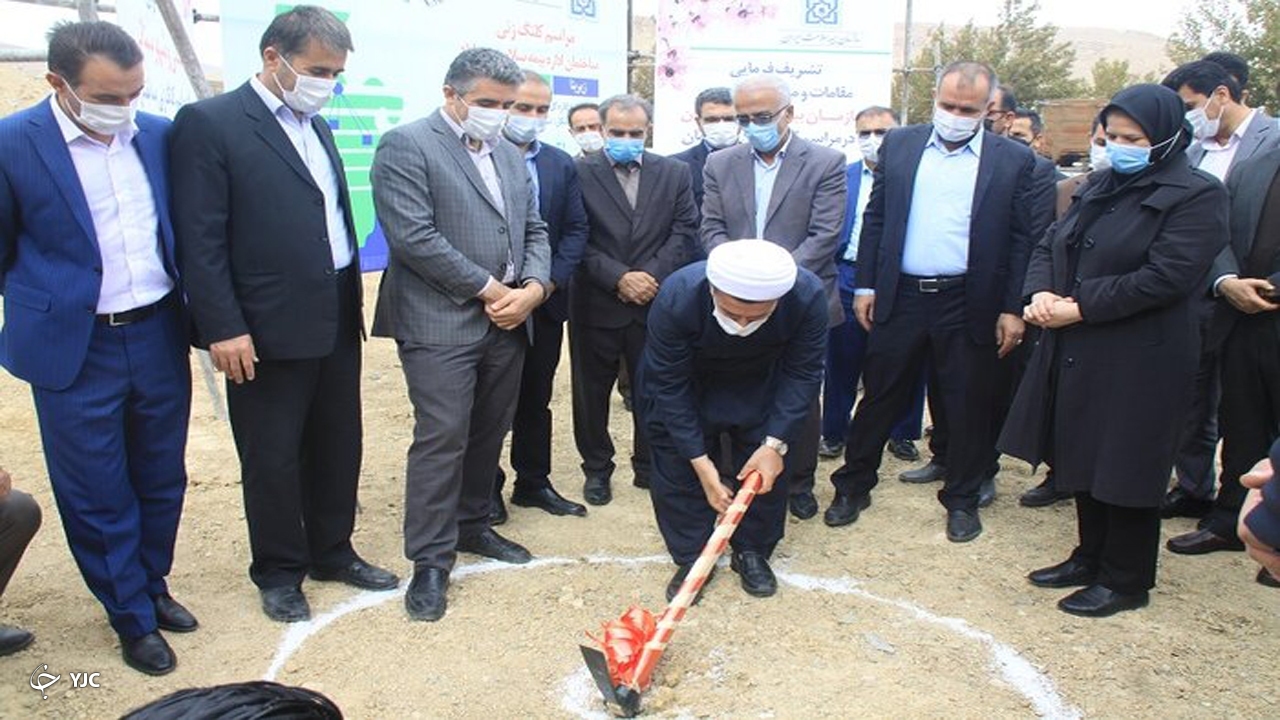 ساختمان اداری بیمه سلامت در مهاباد کلنگ زنی شد