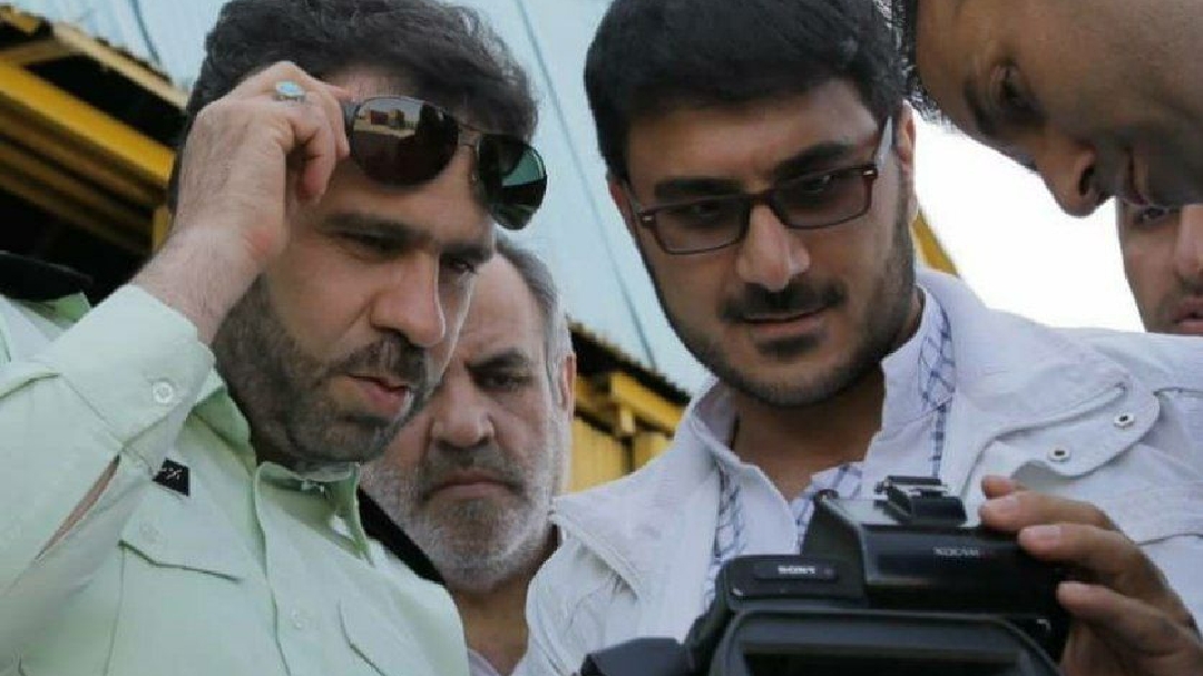 بازدید مشاور فرمانده ناجا از پشت صحنه سریال نوار زرد ۲