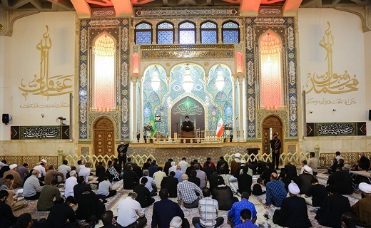 سخنرانی مراسم عزاداری شهادت امام عسکری در  حرم حضرت معصومه(س)در شب شهادت امام عسکری(ع)