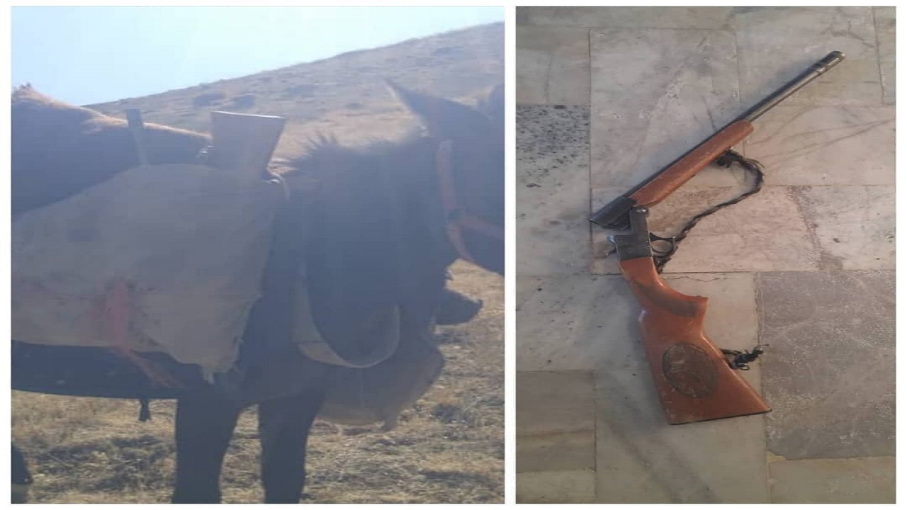 شکارچی متخلف قبل از اقدام، خلع سلاح شد