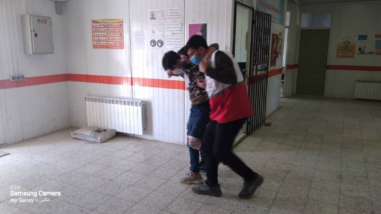 برگزاری مانور زلزله در ابهر
