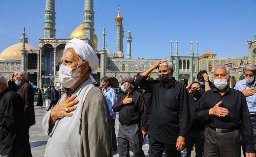 سوگواری شهادت امام عسکری(ع)در حرم حضرت معصومه(س)