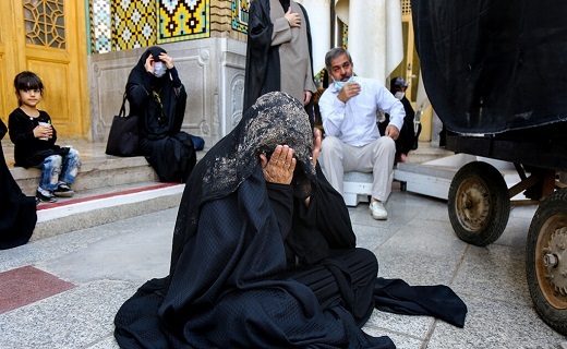 سوگواری شهادت امام عسکری(ع)در حرم حضرت معصومه(س)