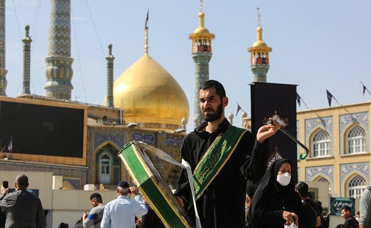 سوگواری شهادت امام عسکری(ع)در حرم حضرت معصومه(س)