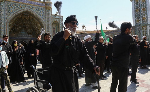 سوگواری شهادت امام عسکری(ع)در حرم حضرت معصومه(س)