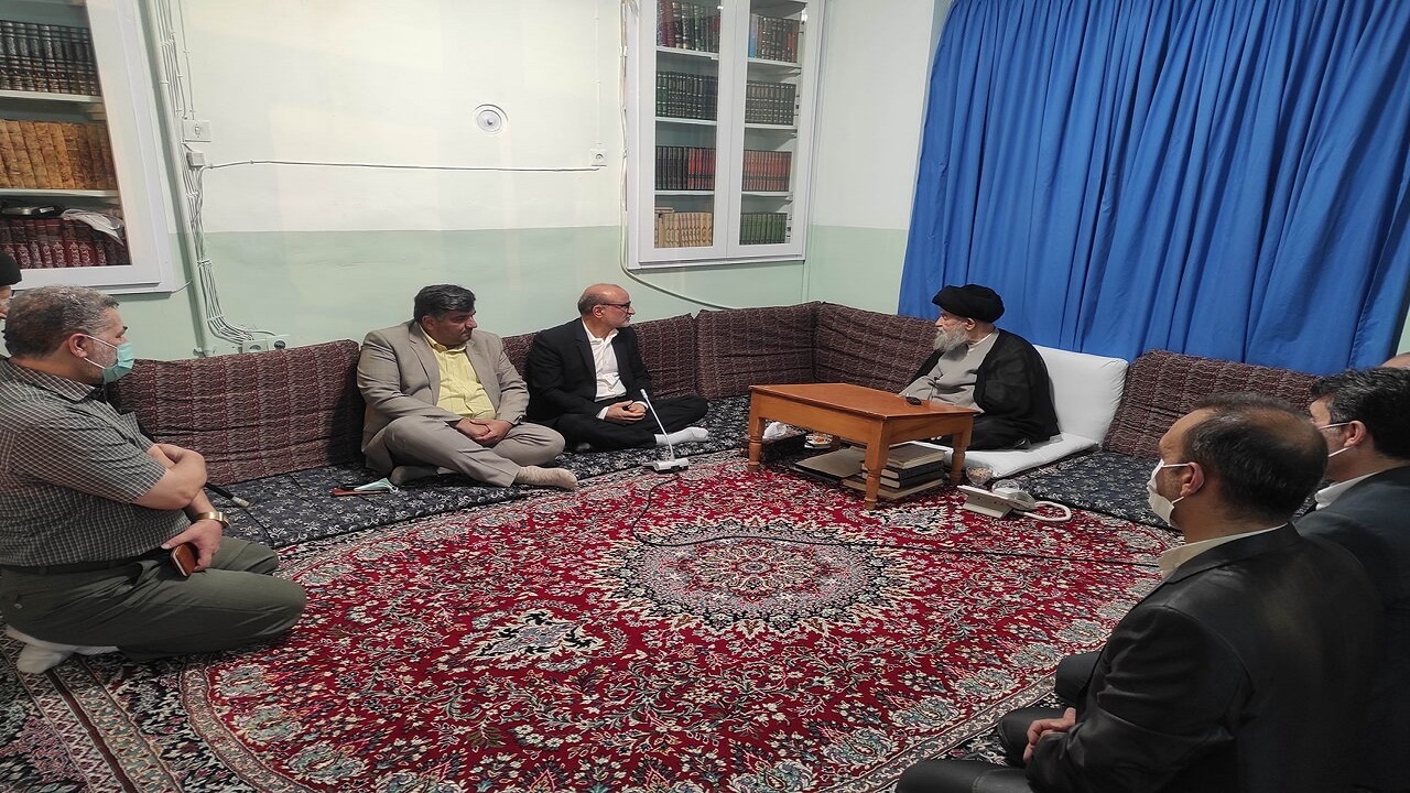 رئیس بنیاد مبارزه با قاچاق کالا و ارز با آیت الله علوی گرگانی دیدار کرد