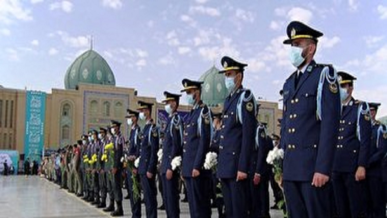 مراسم عهد سربازی نیرو‌های مسلح قم برگزار شد