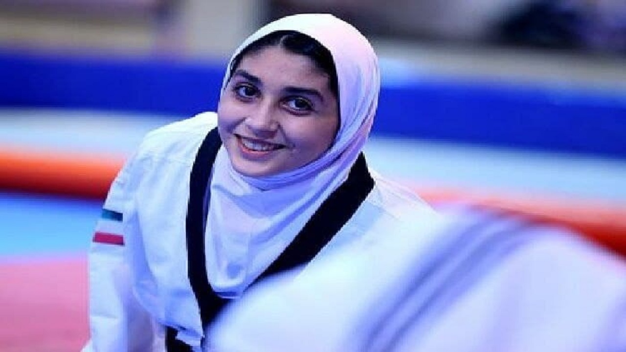 دختر سمنانی بر سکوی اول تکواندوی آسیا ایستاد