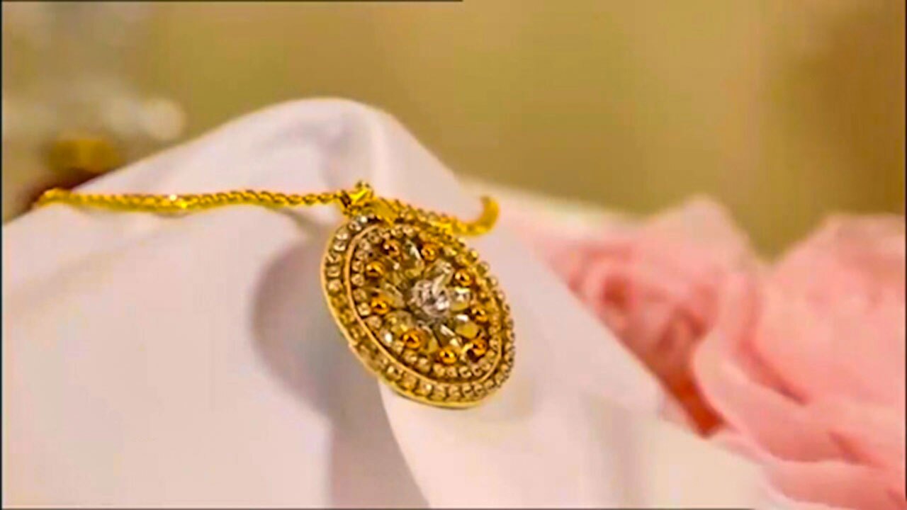 آموزش آسان ساخت گردنبند جواهری + فیلم