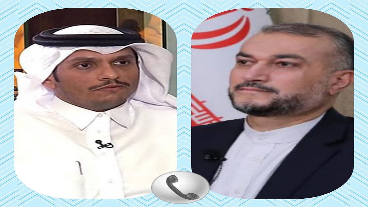 گفت و گوی تلفنی امیر عبداللهیان با وزیر امور خارجه قطر