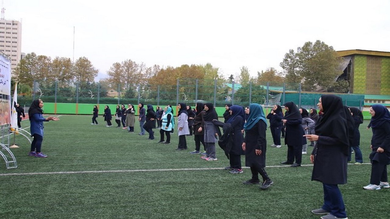 اجرای برنامه ورزش صبحگاهی بانوان در آبدانان