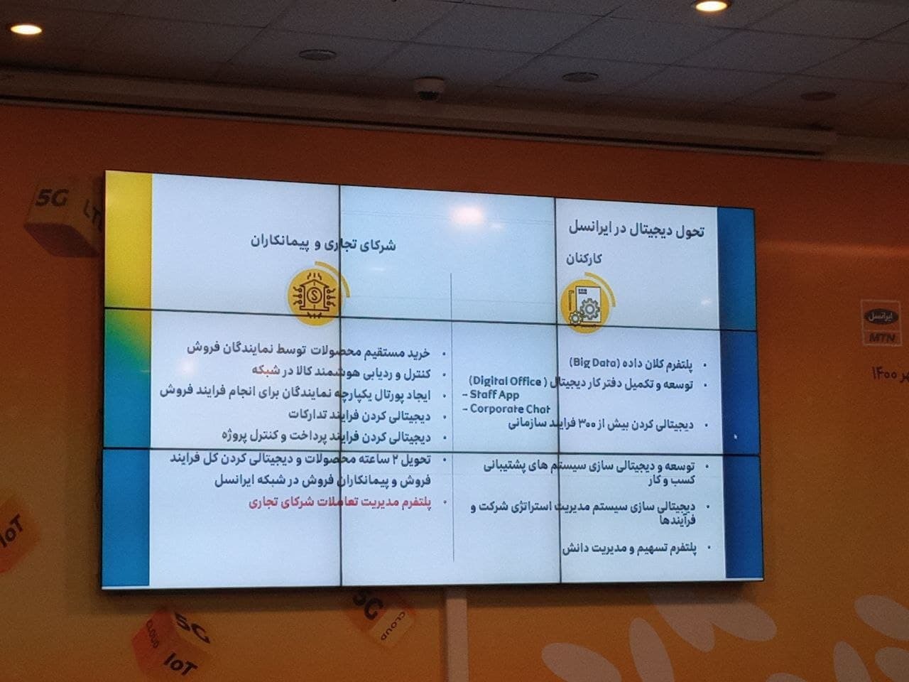 تحول دیجیتال ایرانسل