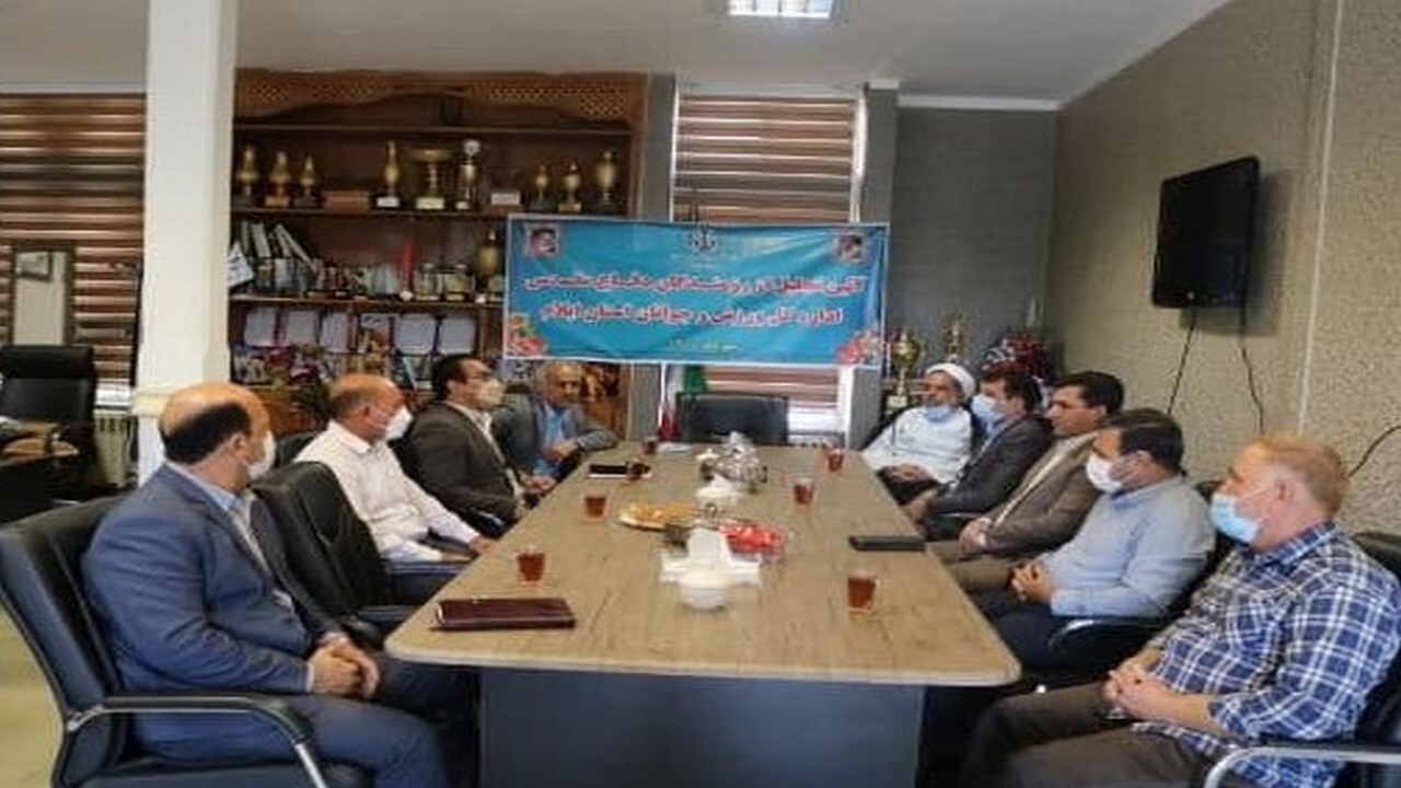 تجلیل از رزمندگان اداره کل ورزش و جوانان استان ایلام