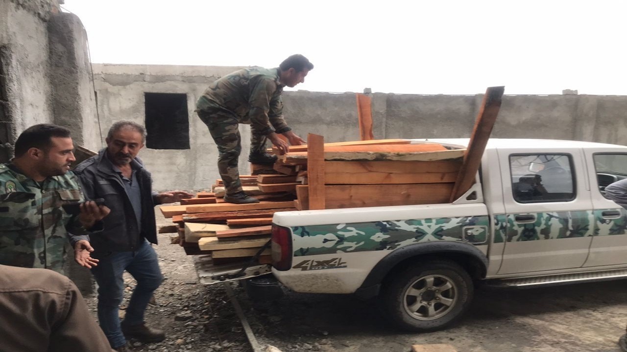 کشف و ضبط چوب آلات جنگلی در گرگان