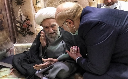 دیدار قالیباف با آیت الله ناصری