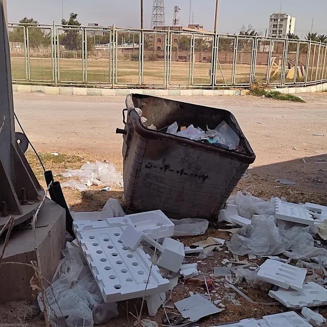 تصاویری از بیابان برهوت ورزشگاه تختی اهواز