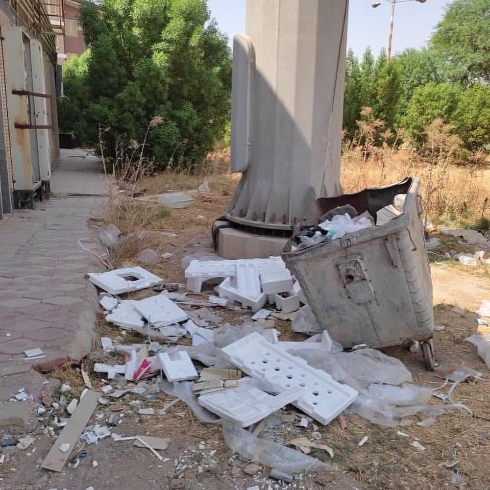 تصاویری از بیابان برهوت ورزشگاه تختی اهواز